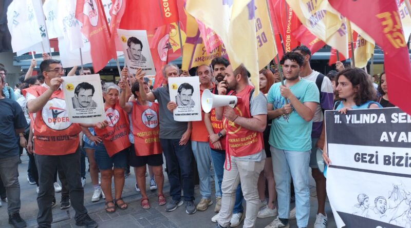 İzmir’de Gezi ve 1 Mayıs tutuklularına özgürlük çağrısı