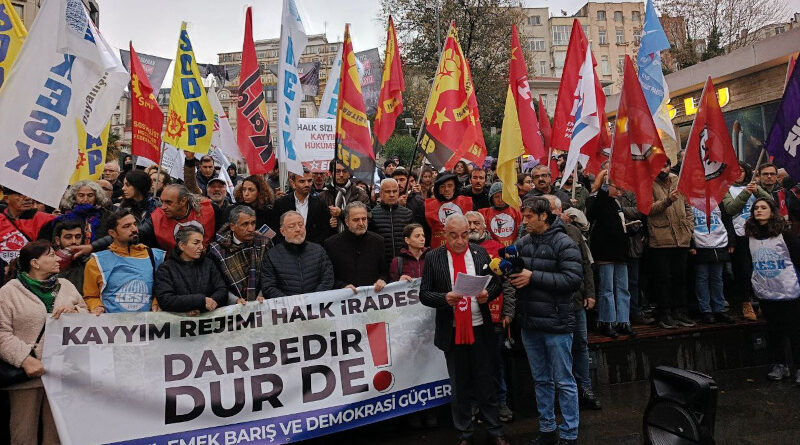 İstanbul’da irade gaspı protestosu