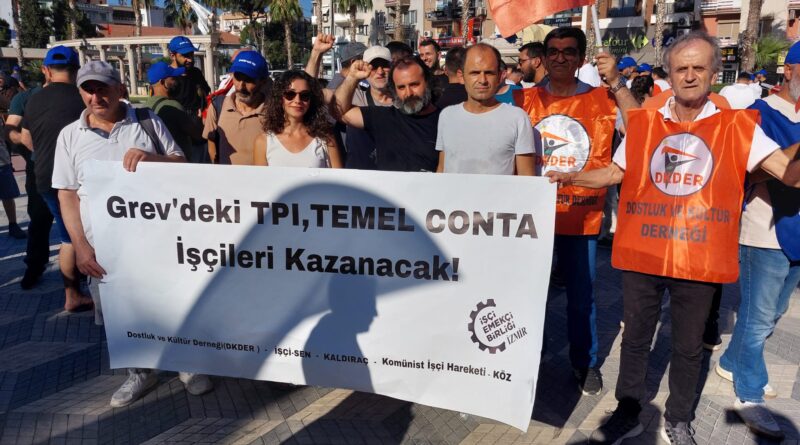 Menemen’de sefalet dayatmasına karşı işçi mitingi yapıldı