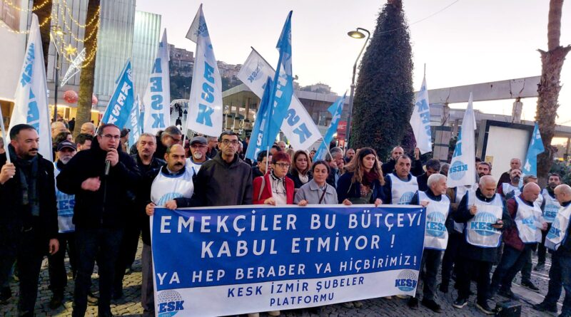 KESK: Patronlara aktarılan bu bütçeyi kabul etmiyoruz