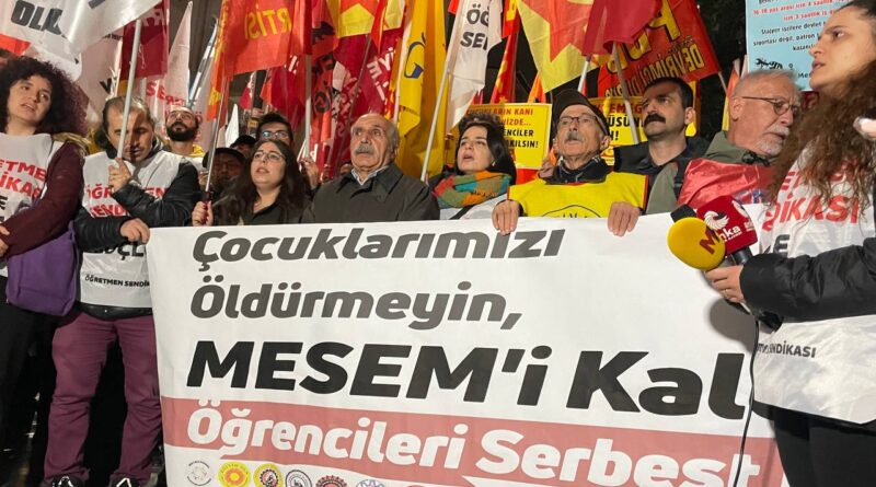 Sendikalardan MESEM Protestosu: ‘Tutuklanan gençler serbest bırakılsın’