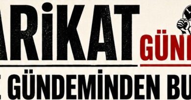 BUGÜN(03 HAZİRAN) YAPILACAK EYLEM, ETKİNLİK VE GÜNDEMDEN