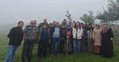 Perşembe Yaylası’ndaki maden sondajına direnen köylüye destek ziyareti