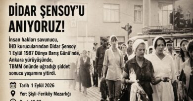DİDAR ŞENSOY’U ANIYORUZ!