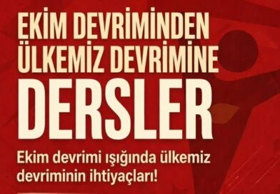 DKDER’DEN SUNUM/SÖYLEŞİ: EKİM DEBRİMİ VE ÜLKEMİZ DEVRİMİNİN İHTİYAÇLARI